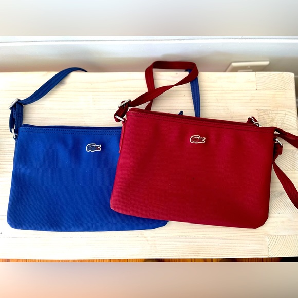 Red Lacoste Crossbody Bag - Picture 2 of 4